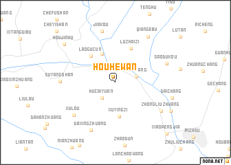 map of Houhewan