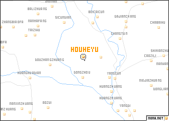 map of Houheyu