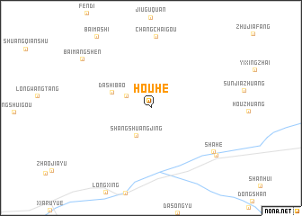 map of Houhe