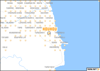 map of Hou-hou