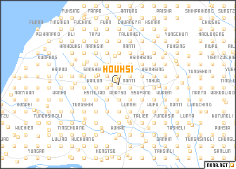 map of Hou-hsi