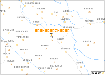 map of Houhuangzhuang