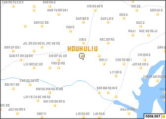 map of Houhuliu