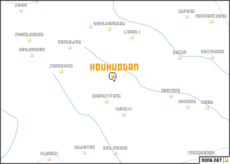 map of Houhuodan