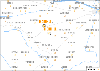 map of Houhu
