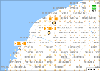 map of Hou-hu