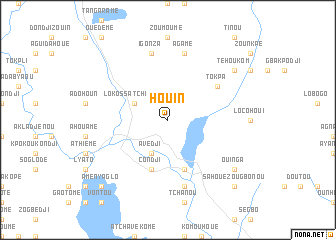 map of Houin