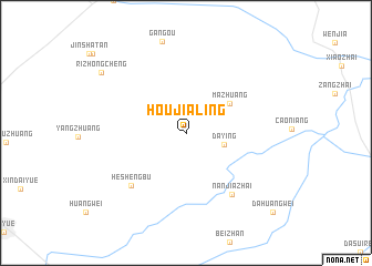 map of Houjialing