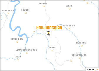 map of Houjiangqiao