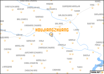 map of Houjiangzhuang
