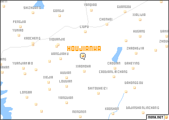 map of Houjianwa