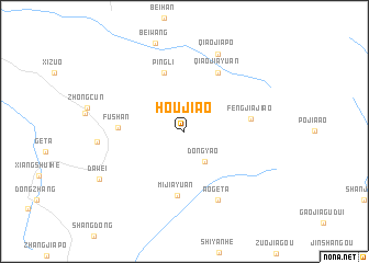 map of Houjiao