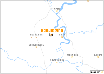 map of Houjiaping