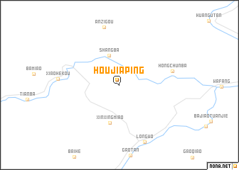 map of Houjiaping