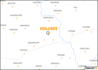 map of Houjiapo