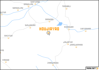 map of Houjiayao