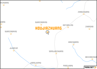 map of Houjiazhuang