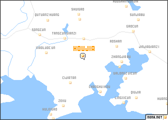 map of Houjia