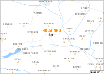 map of Houjinhu