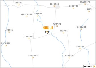 map of Houji