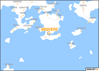 map of Houkeng