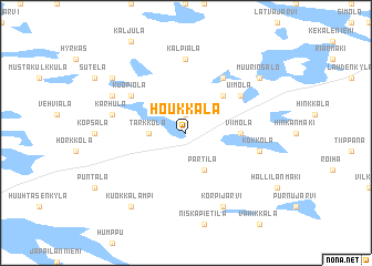 map of Houkkala