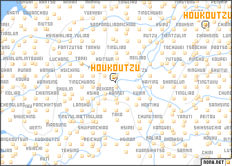 map of Hou-kou-tzu