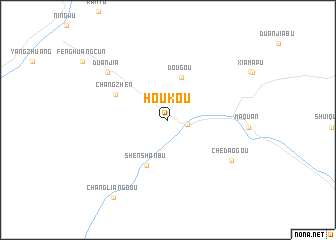 map of Houkou