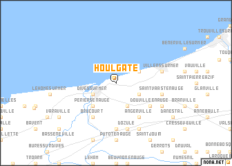 map of Houlgate