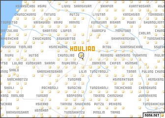 map of Hou-liao