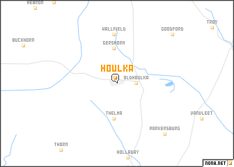 map of Houlka