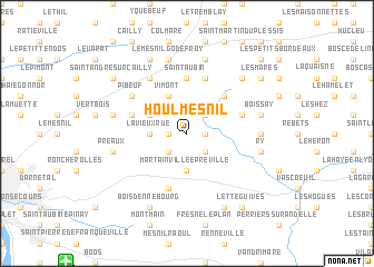 map of Houlmesnil