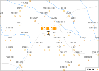 map of Houloum
