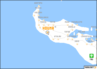 map of Houma