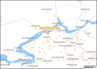 map of Hoŭm-dong