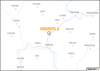 map of Houmenlu