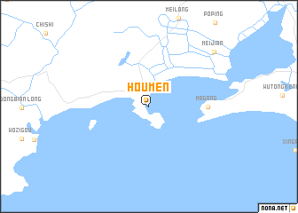 map of Houmen