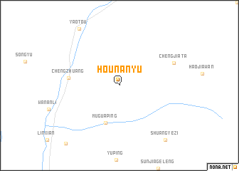 map of Hounanyu