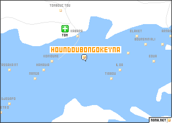 map of Houndou Bongo Keyna