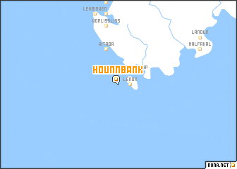 map of Hounnbank