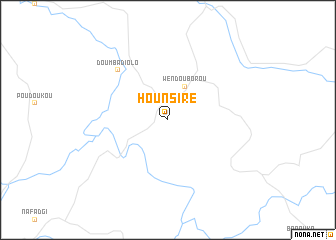 map of Hounsiré