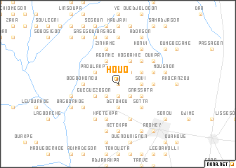 map of Houo