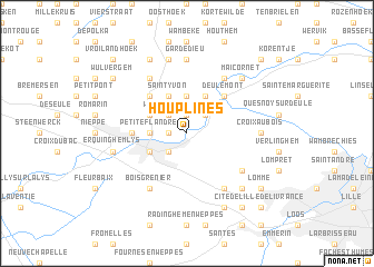 map of Houplines