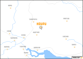 map of Houpu