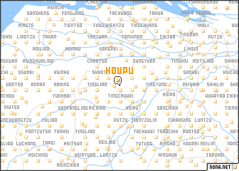 map of Hou-pu
