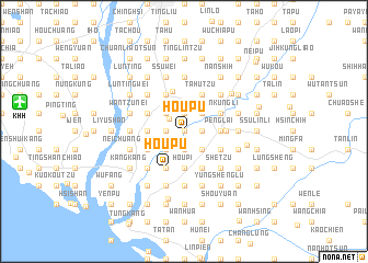 map of Hou-pu