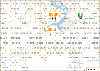 map of Hou-pu