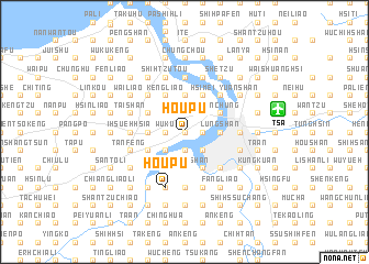 map of Hou-pu