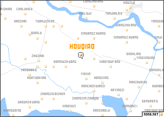 map of Houqiao