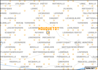 map of Houquetot